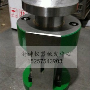 新标准水泥胶砂试块抗压夹具 40mm水泥抗压夹具 优质全磨绿色款