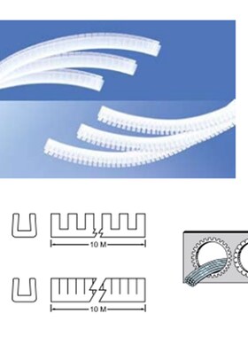 AMB-8齿形护线套 护线齿 活用护线套 自由绝缘保护套 AVC保护带