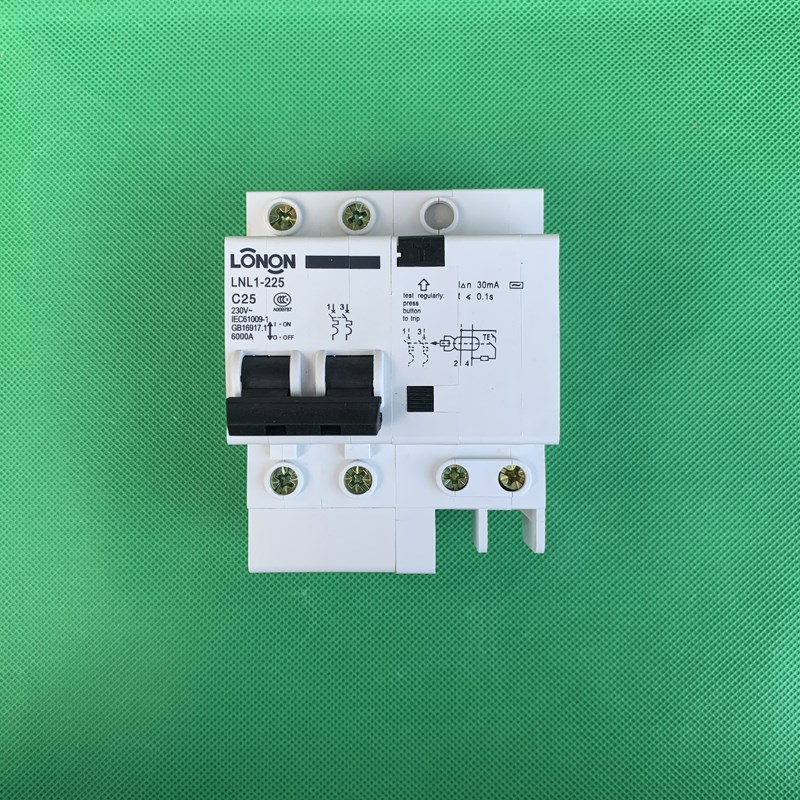 全新 朗能 LONON LNL1-225 2P 25A C型 漏电断路器 保护器