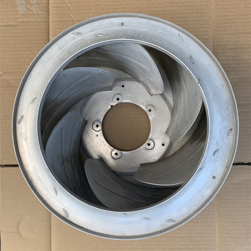 二手拆机德国 R4E355-AL02-06 铝合金风扇风叶 离心风机叶轮
