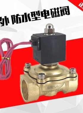 防水防雾型电磁阀2W31-15 2W31-20 2W31-25水阀气阀AC220V DC24V