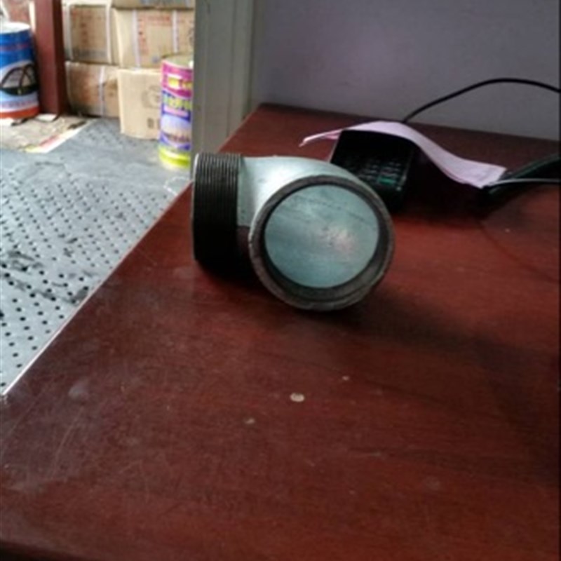 镀锌管件 内外牙弯头内外丝变径螺纹镀锌弯头4分6分1寸DN15 20 25