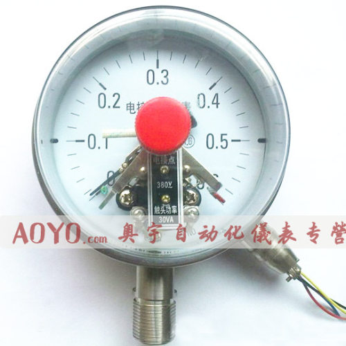 YXC-100BF全不锈钢磁助式电接点压力表 电接点压力表全规格