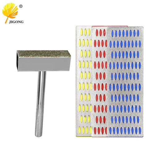 46目手持式金刚笔砂轮修整器  金刚石磨刀器带底座200-300-400目