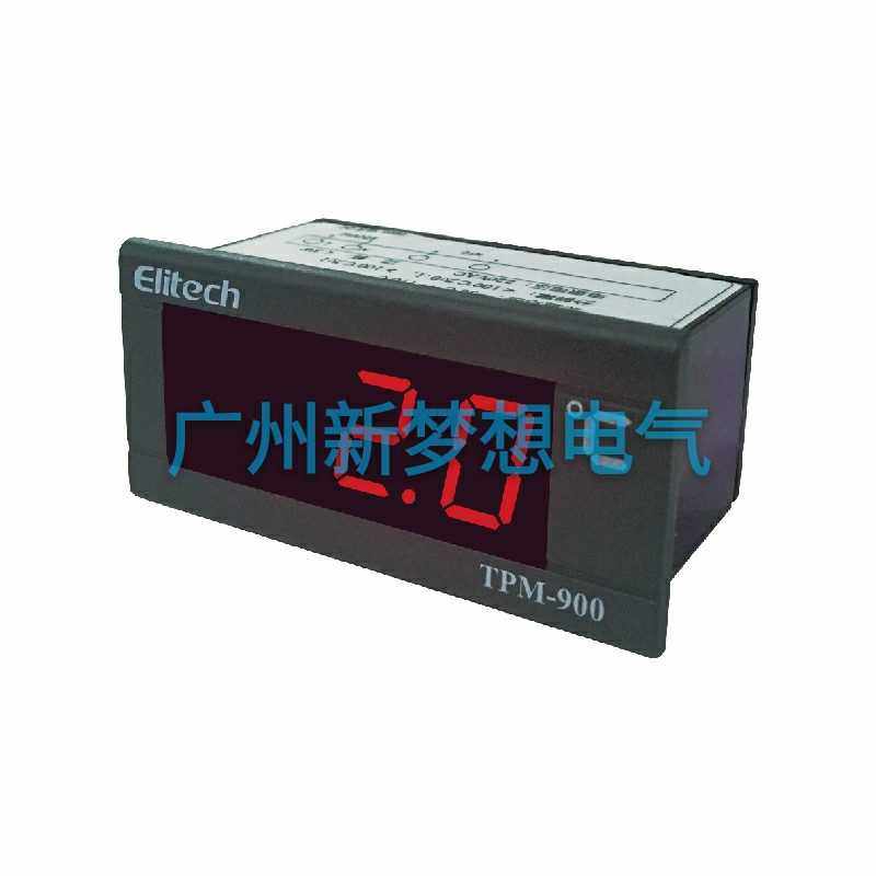 Elitech精创TPM-900嵌入式温度表冰箱冷藏柜数字温度显示器面板表