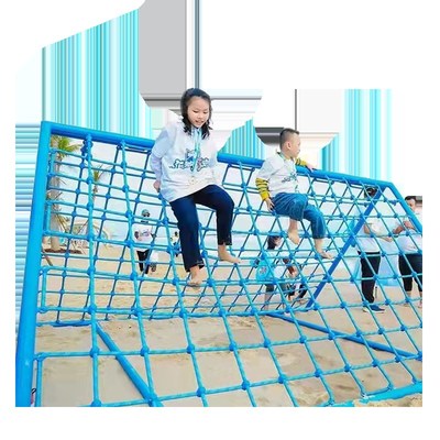 户外景区攀爬拓展绳网游乐园防护网拓展训练幼儿园安全防坠网