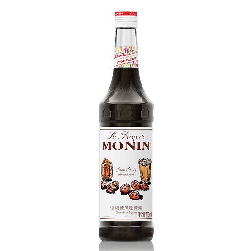 莫林话梅糖风味糖浆700ml 烘焙咖啡鸡尾酒调酒辅料果汁饮料 MONIN