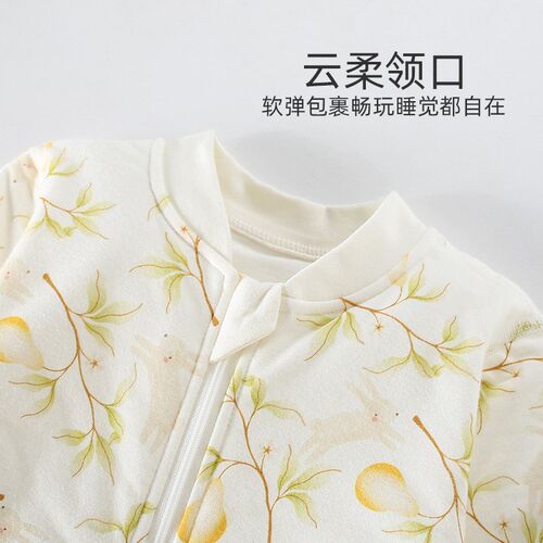 宝宝薄棉睡袋A类春秋冬季新生儿保暖睡袋防V踢睡袋婴儿分腿