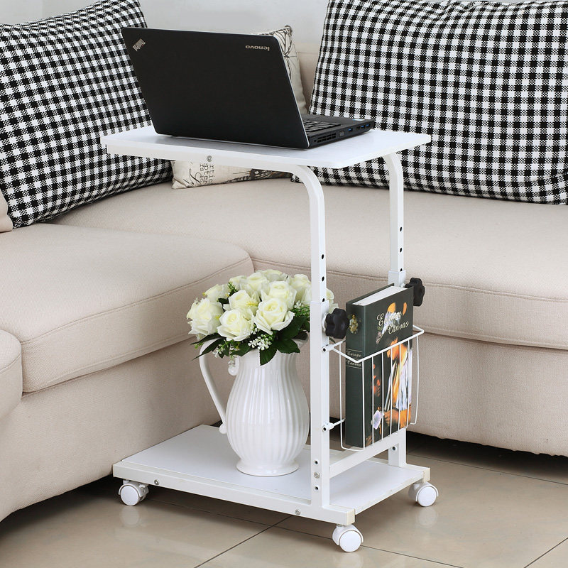 简约迷你可移动升降沙发边桌客厅边几 I床边电脑桌 小茶几角几桌