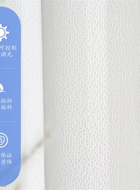 电动梦幻帘客厅阳台隔断落地窗遮光垂直帘竖百叶帘透光.不透人窗