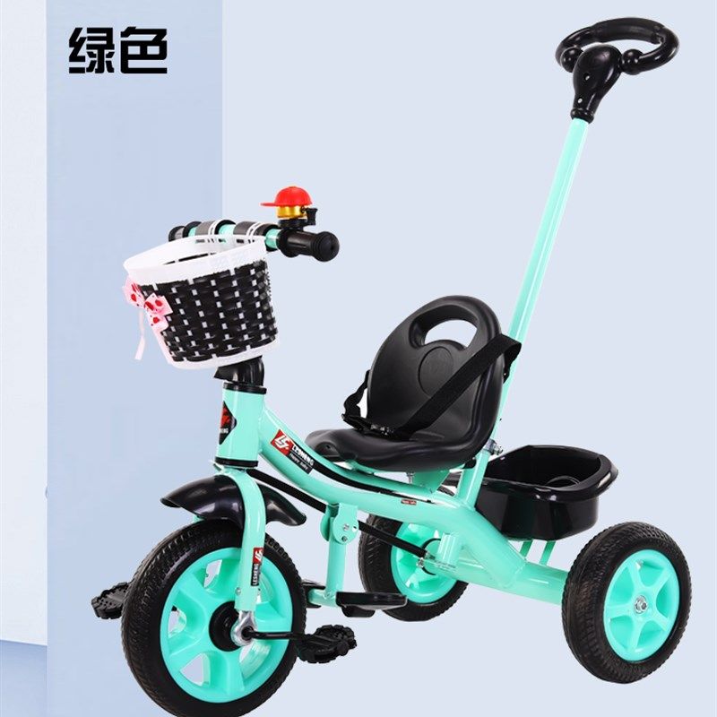 儿童三轮车幼儿宝宝手推车脚踏车轻便自行车1-2-3-5岁小孩玩具童