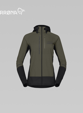 NORRONA senja Polartec Alpha90 女子 保暖透气夹克 连帽抓绒衣