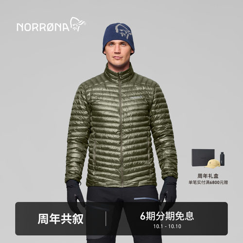 【新品】NORRONA trollveggen Down800 男子 巨魔墙 排骨羽绒服