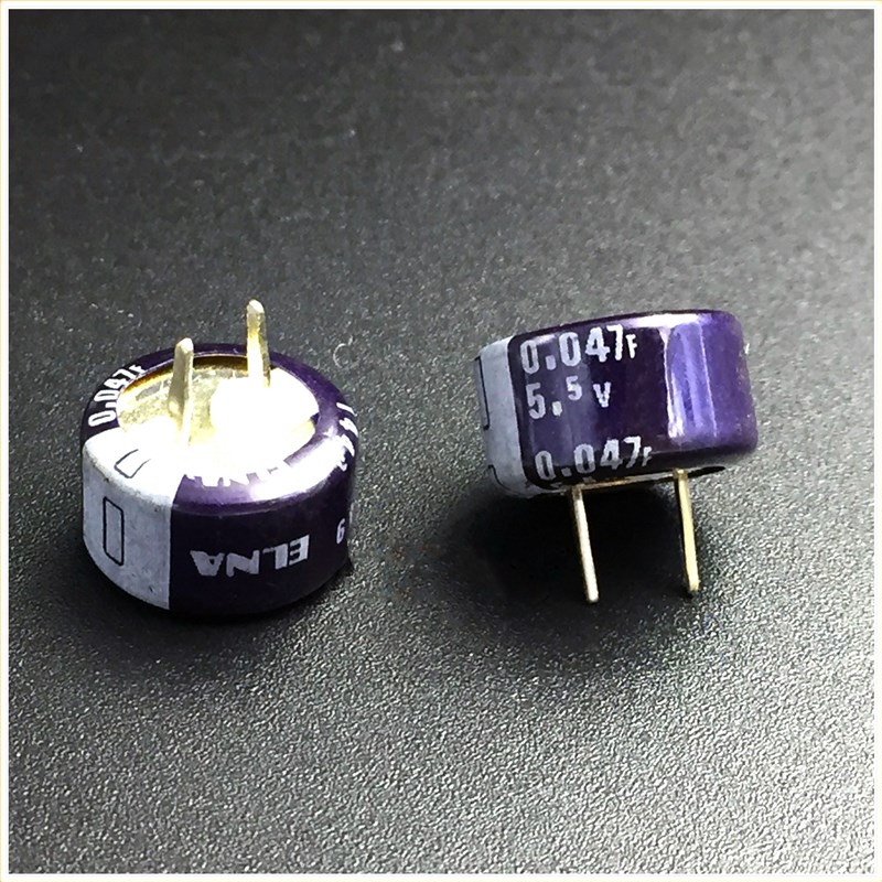 日本 ELNA 伊娜 超级法拉电容5.5V0.047F DB-5R5D473 12*6.5*5