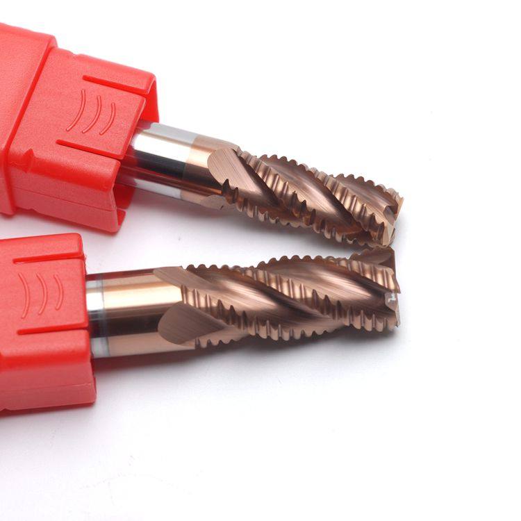 Biircory55度 合金钨钢 4刃 粗皮 开粗 玉米波纹 铣刀  6 8 10 12