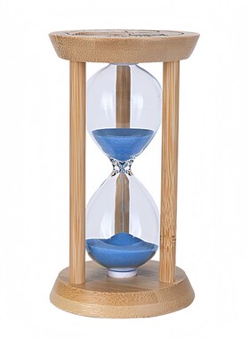 时间沙漏计时器3/5/10/15/20/30I分钟半小时儿童防摔计时流沙摆件