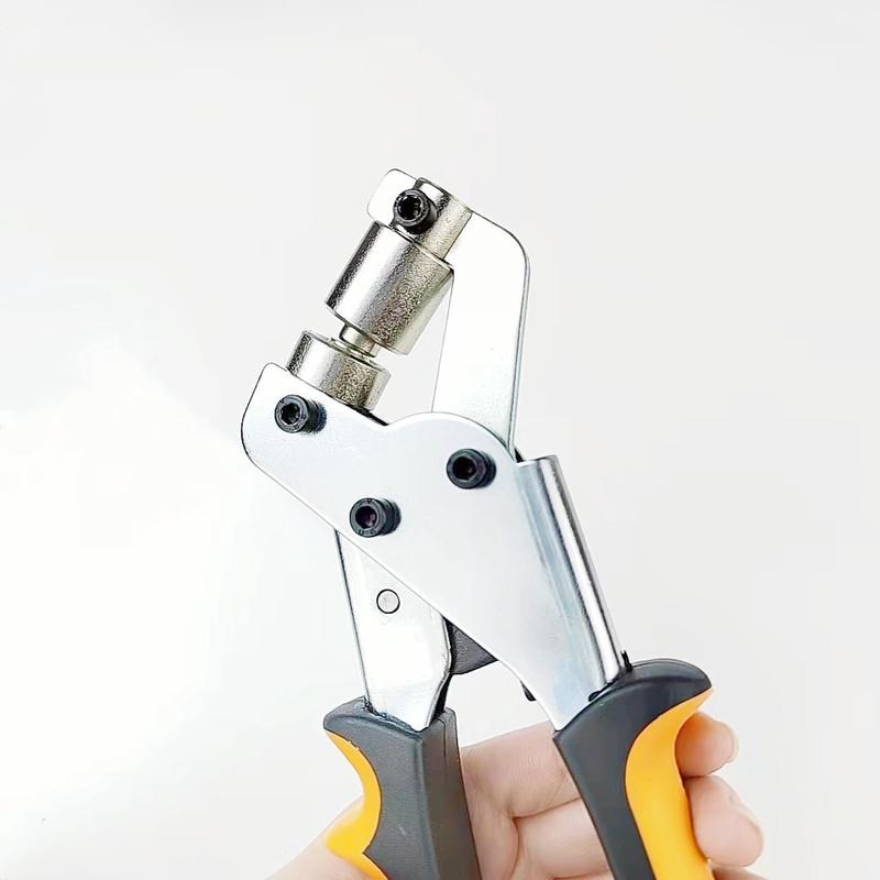 便携式打扣器手动打孔气眼布10mm喷绘x展架打孔钳广告工具扣眼机
