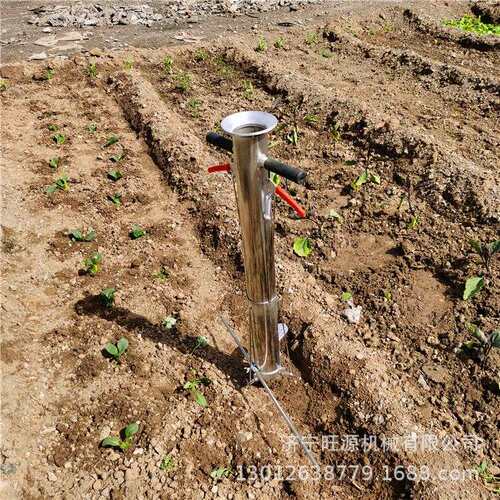 手持式不锈钢栽苗o器 幼苗移栽器 小型油菜栽苗器牌