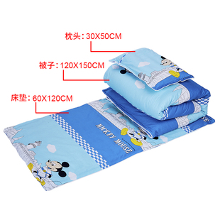 幼儿园被子三件套含芯宝宝入园B床品六件套儿童床棉被午托拆洗