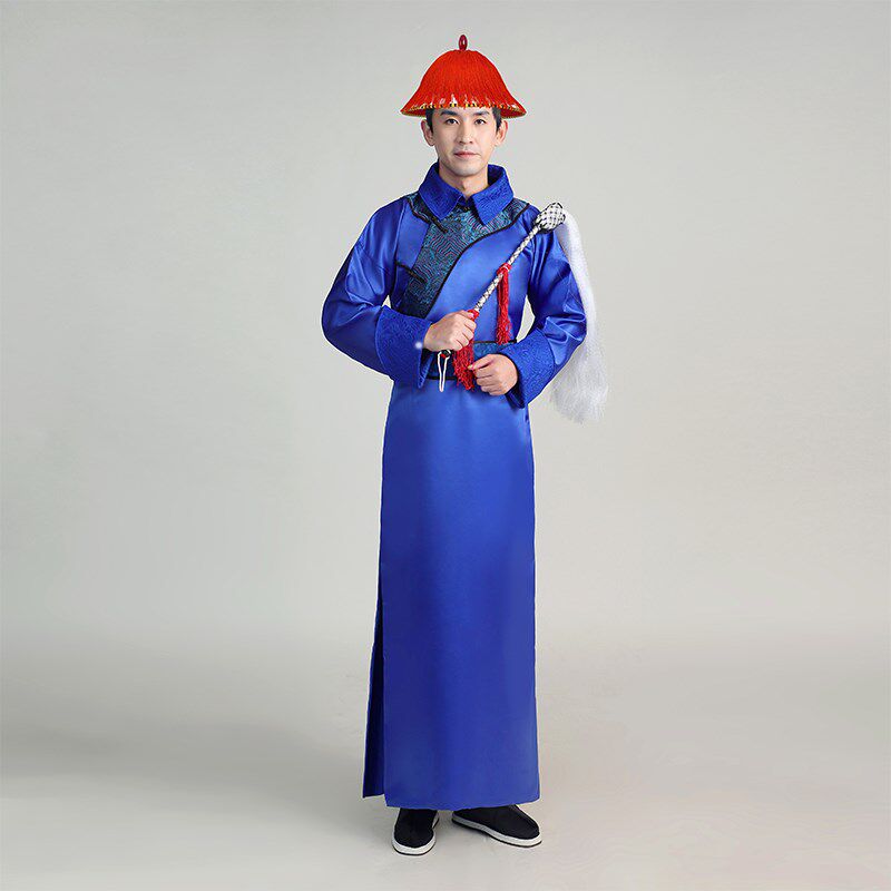 清朝太监服装宫廷总管太医公公侍卫官服古装男戏服年会舞台演出服