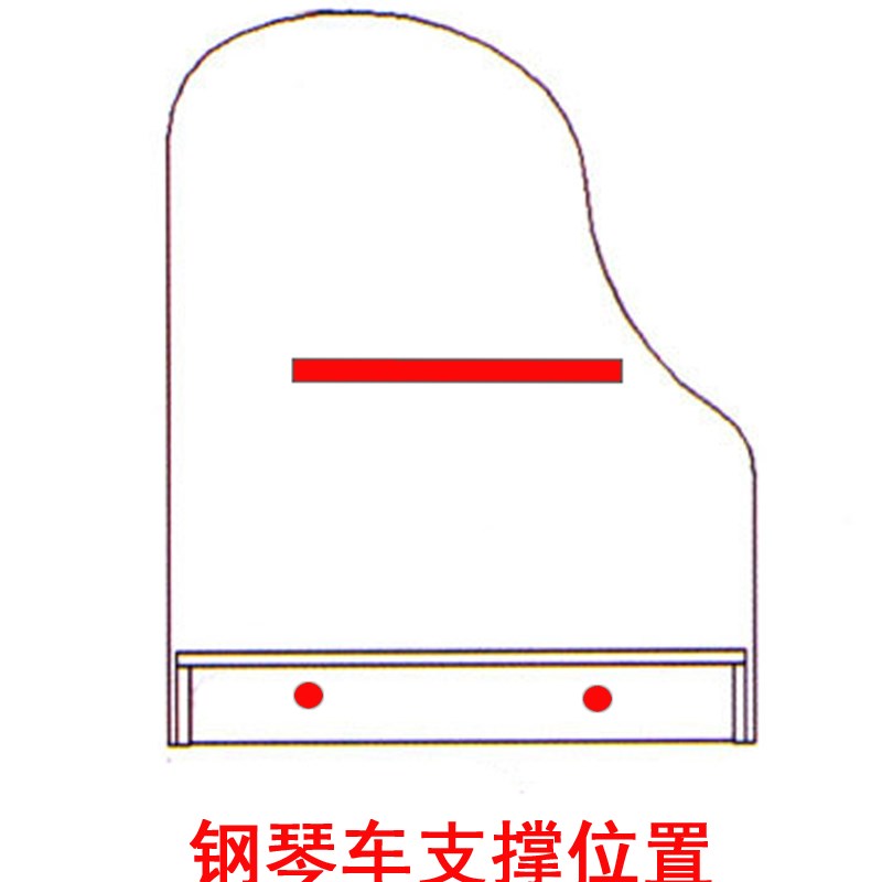 三角钢琴搬运车k九尺七尺9尺7尺钢琴运输车手摇钢琴升降车
