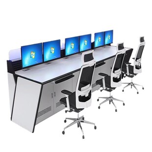 指挥控制台监控桌多联冷轧钢B指挥中心操作台监控台加厚烤漆