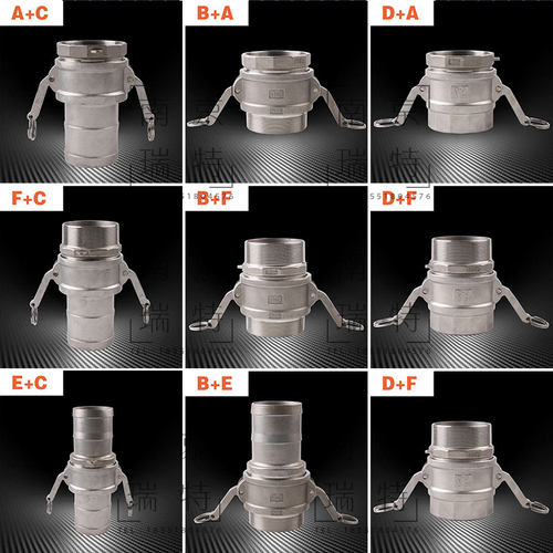 304不锈钢快速接头F型 公头外丝DN15 DN20 DN25 DN32 DN40 DN50