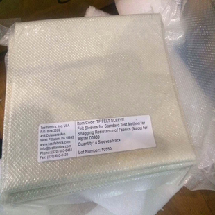 毛毡ASTM D3939 钉锤勾丝仪用 Testfabrics羊毛毡套