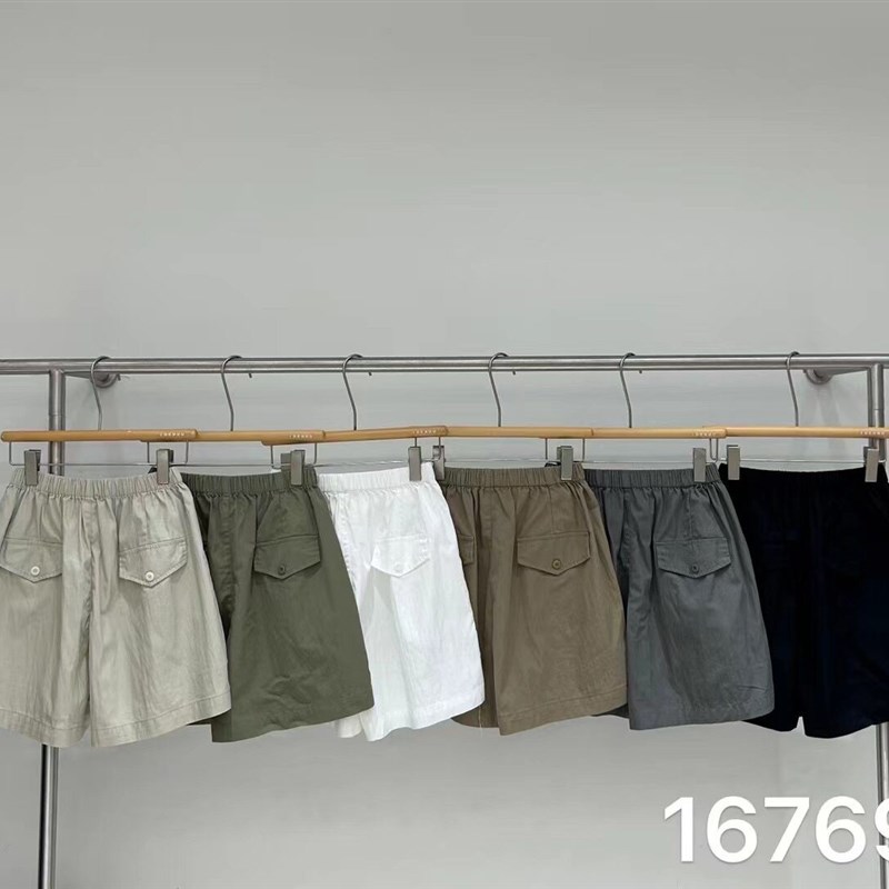 非本167699松紧高腰夏季韩版宽松大码胖mm休闲薄款阔腿速干短裤女