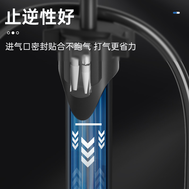 自行车打气筒家用通用电动电瓶车充气筒便携气管子篮球高压打气泵