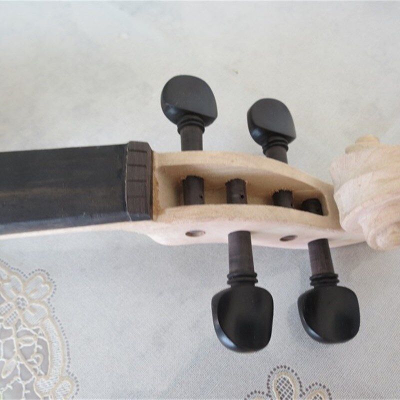 大提琴普及琴头 装好琴轴和指板 提琴制作材料木料 1/Z4-4/4