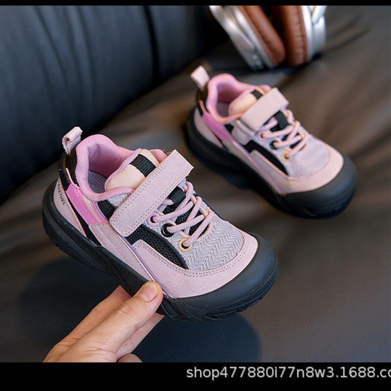 2024新款儿h童运动鞋子春秋款儿童鞋女大童秋鞋早秋宝宝户外登山