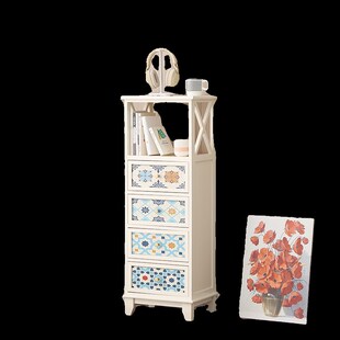 纯实木五斗柜f客厅边柜抽屉柜储物柜卧室床头柜收纳迷你木质窄柜