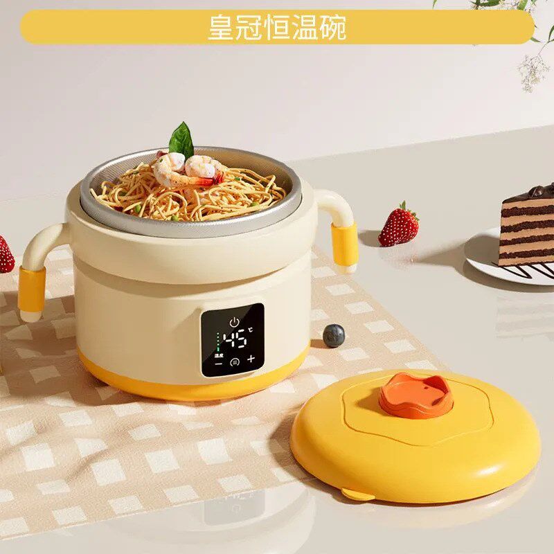 新款儿童恒温碗婴儿保温辅食安A全充电式加热宝宝餐碗智能免注水