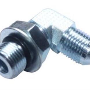 液压接头美制螺纹JIC 74锥面扩口可调向直角过渡管接头1JO9