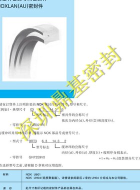 进口日本NOK油封密封圈ODI100*95*80*75*10*12*15 125*110*9