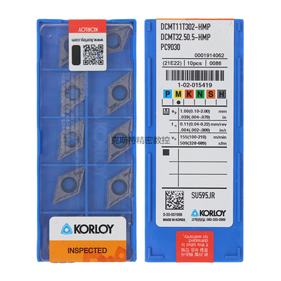 正品克洛伊数控刀片 DCMT11T302-HMP PC9030 加工不锈钢