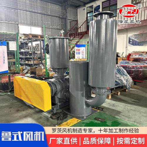 加工定制鲁氏风机真空罗茨低噪音高压吸料抽料鼓风机负压罗茨风机