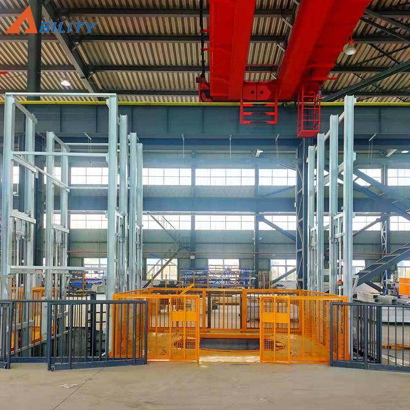 供应四桅导轨式升降平台车间仓库厂房简易液压货运电梯升降平台,搬运/仓储/物流设备,其他起重搬运设备,淘宝优惠券,粉丝福利购,淘宝优惠卷