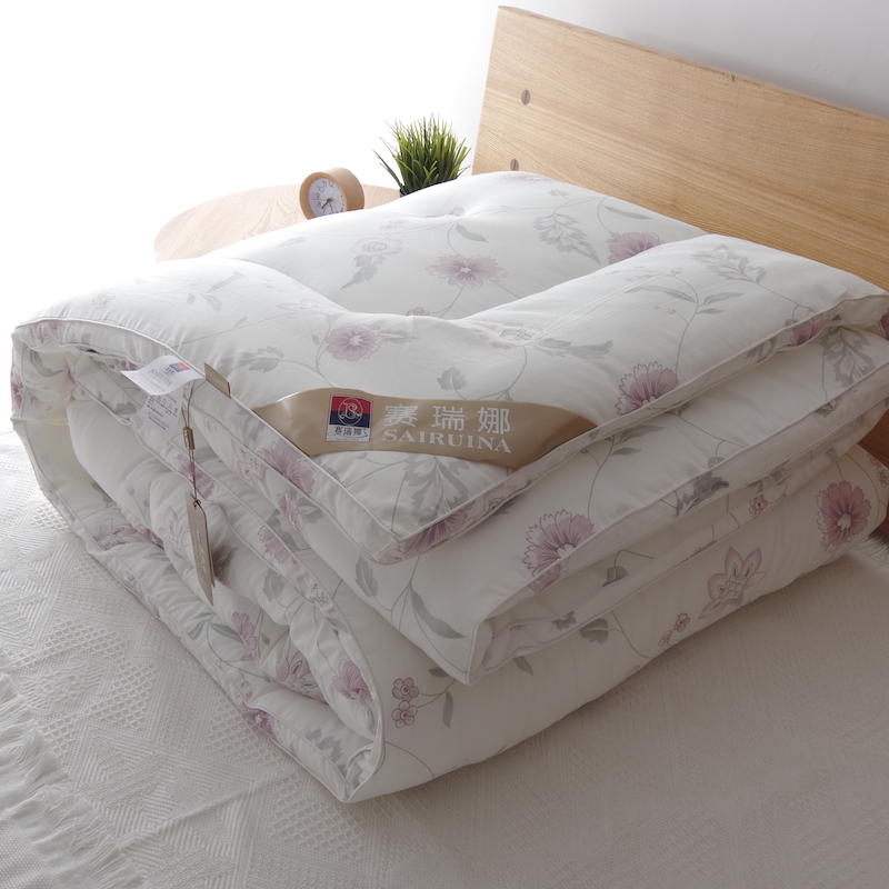 赛瑞娜被子冬季加厚被芯保暖四季春秋被单人P双人柔软羽丝绒棉被