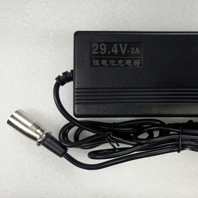 轮椅车代步车锂电充电器元通24V29.4V2A5MA适用小飞哥英洛华好哥