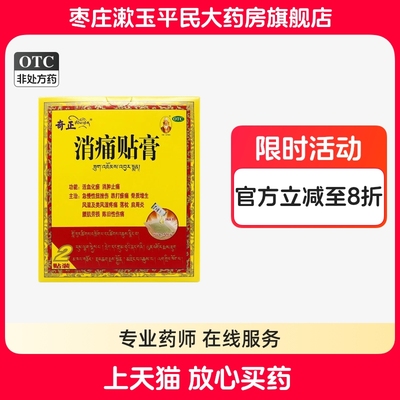 消痛贴膏/奇正1.0g*2贴（润湿剂每袋装2.0ml）