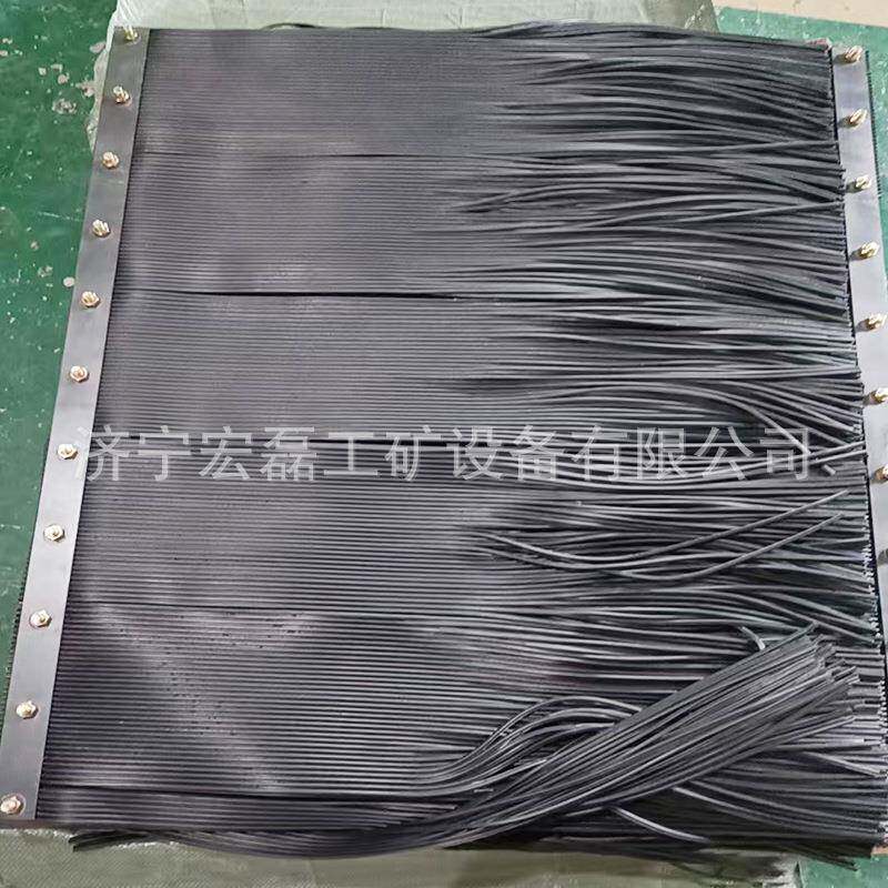 导料机输送带橡胶防尘帘PVC阻燃抗静电厂挡尘帘聚氨酯耐磨挡灰帘