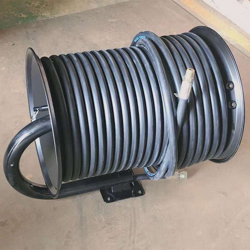 10米30米50米100米疏通机卷管器洗车水管自动手摇卷管器高压卷盘