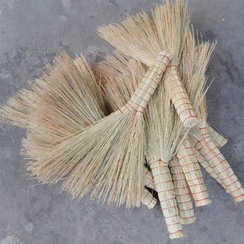 老式床刷扫炕小笤帚无静电不卷毛车床案板高N粱小扫把金丝硬毛缝