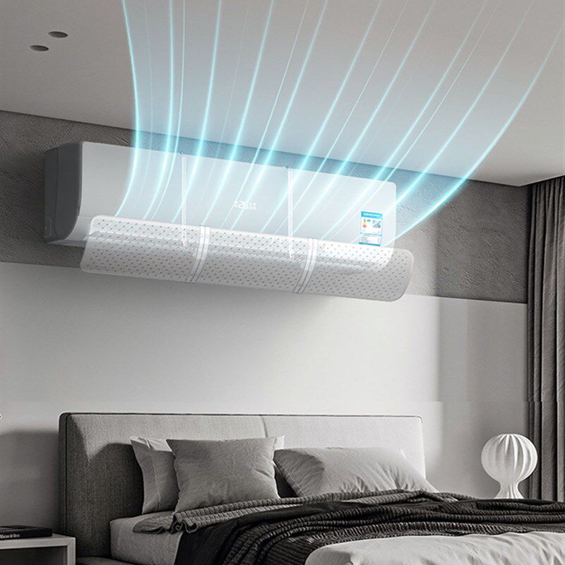 空调隐形挡风板防直o吹可伸缩挂立式免安装坐月子防滴水卡扣透明