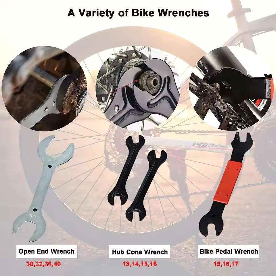 FZ044大工具全功能自行车全套修理工具山地车修车工具套装车店必