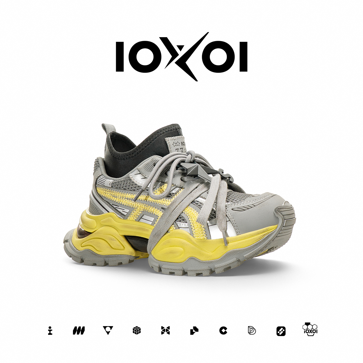 【黄蜂驰影】IOXOI厚底老爹鞋女