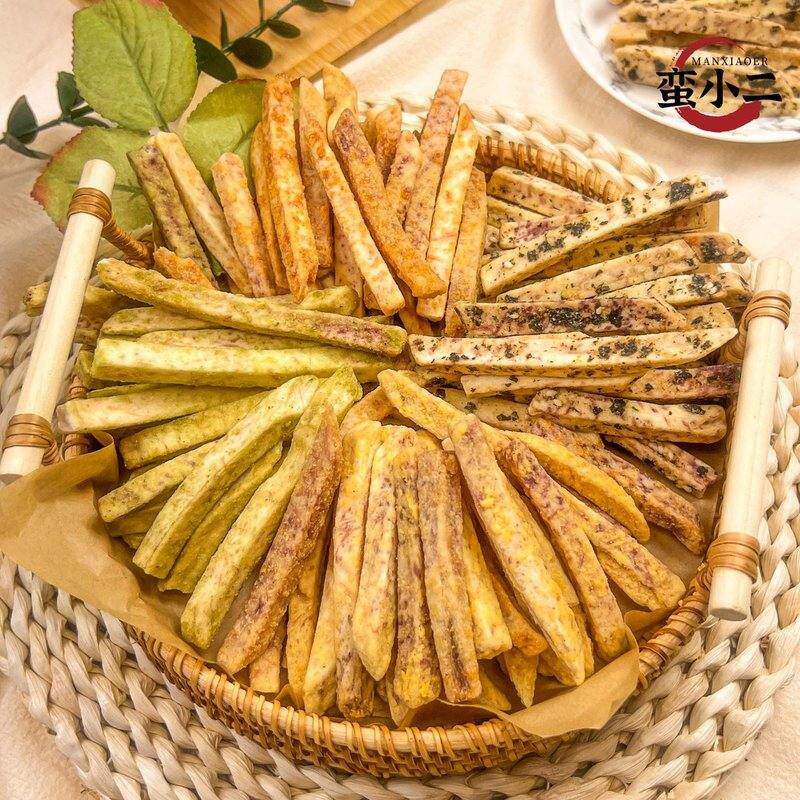 芋头条办公室休闲食品网红追剧解馋小零食香芋薯条