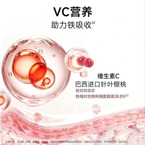 【数量加到4，到手299元】富铁软糖六重铁女性莓果荔枝味正品